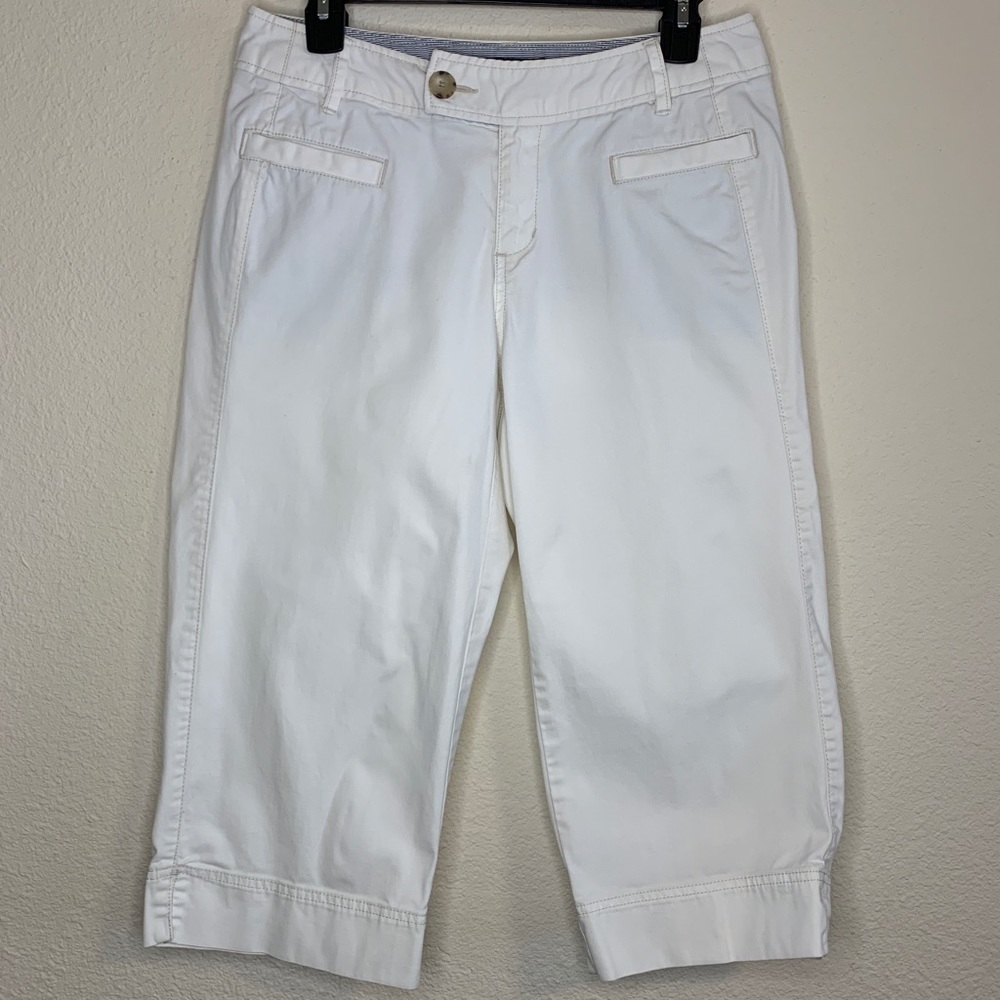 Eddie Bauer Blakely Fit Capri Pants-size 6 | White